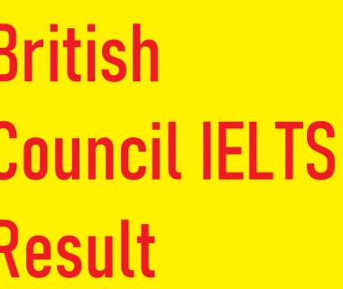 British Council IELTS Result 2022